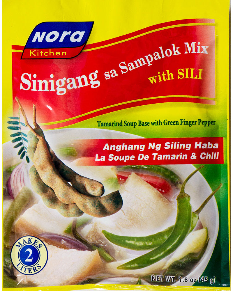 Sinigang Sa Sampalok Mix with Sili - Tamarind Soup Base with Chili (Green Finger Pepper) - Easy to Prep