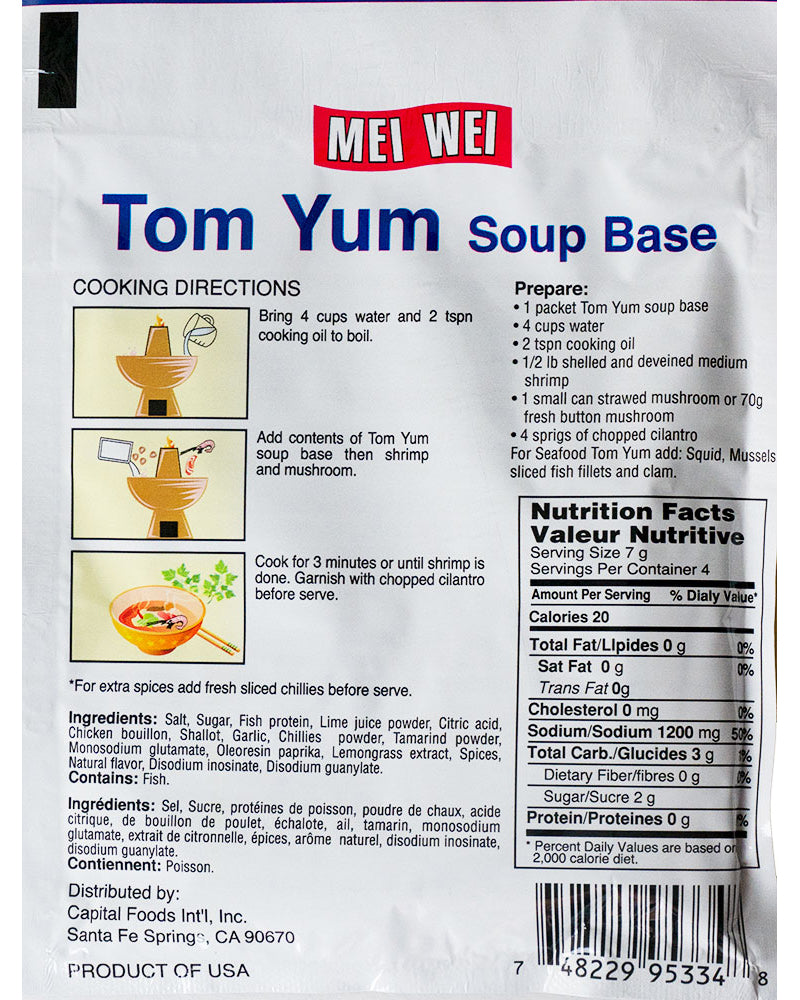 Thai Tom Yum Soup Base - Easy to Prep