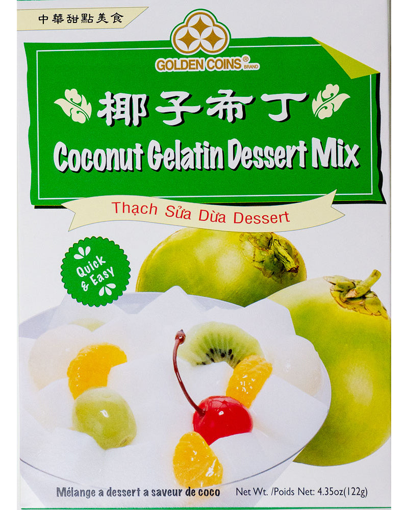 Coconut Gelatin Dessert Mix - Easy to Prep