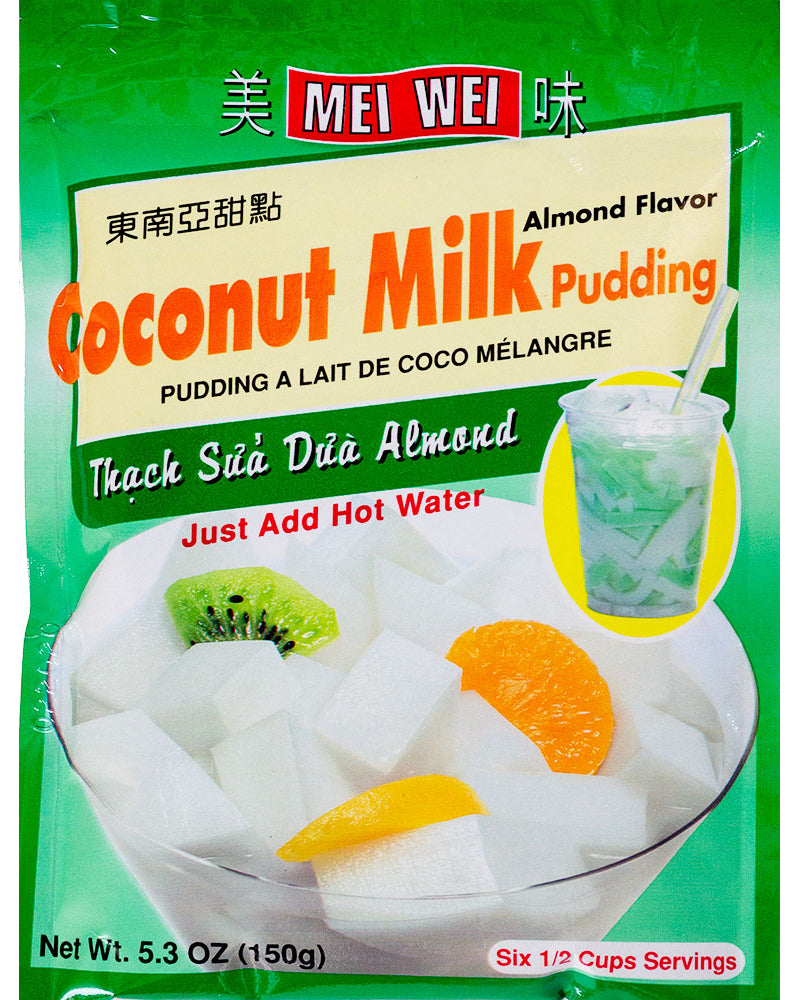 Coconut milk pudding - Almond Flavor - Easy to Prep