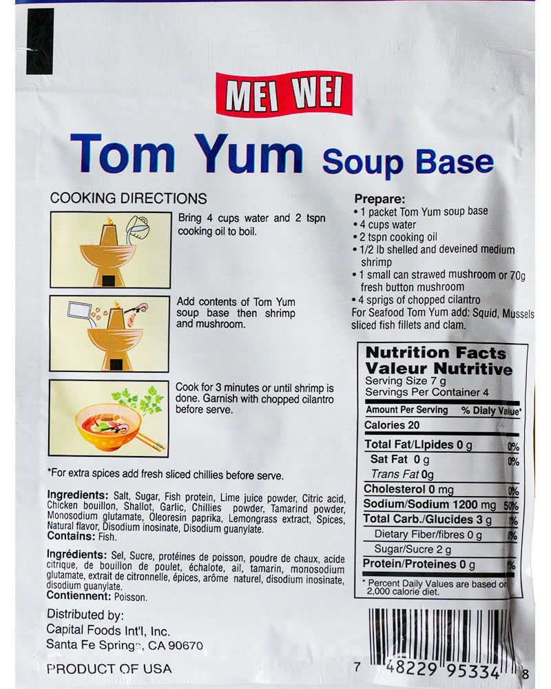 Thai Tom Yum Soup Base - Easy to Prep